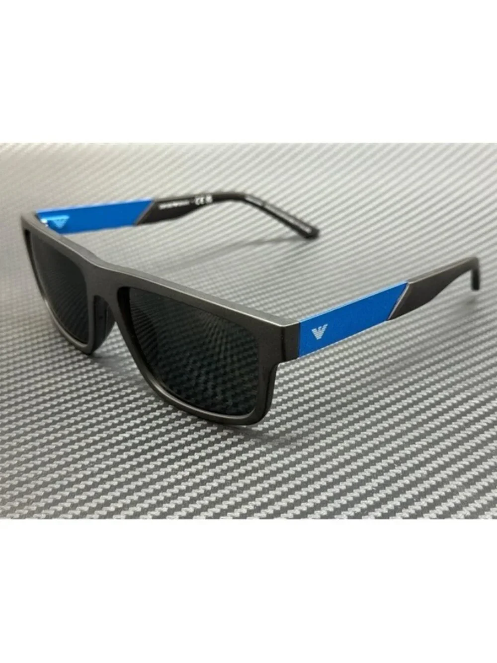 New Emporio Armani Men  Matte Black Sunglasses 57-18-145